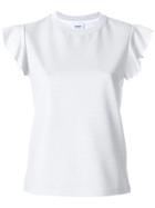 Dondup Ruffle Sleeve T-shirt - Metallic