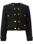 Moschino Vintage Zipper Detail Jacket - Black