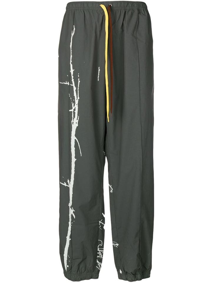 Oakley By Samuel Ross Parachute Tree Print Pants - Grey