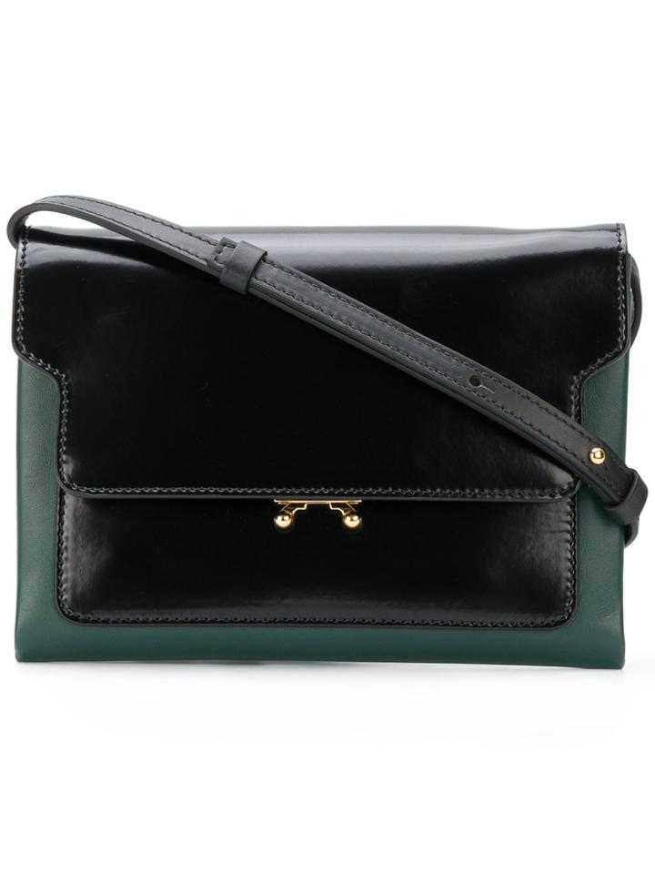 Marni Trunk Pochette Shoulder Bag - Green