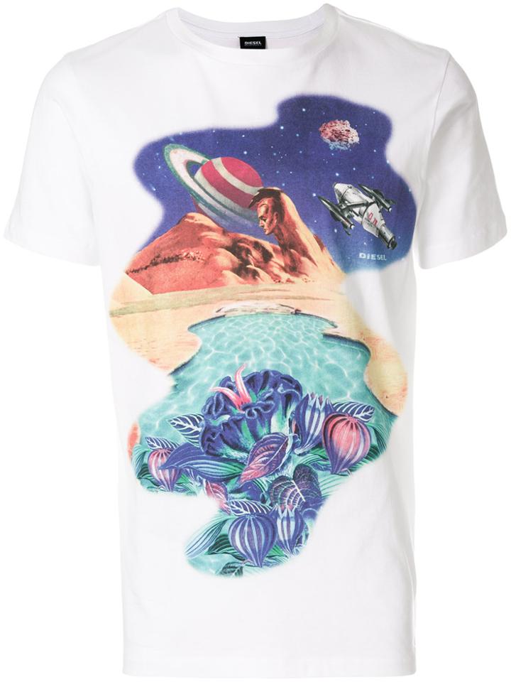 Diesel T-parsen T-shirt - White