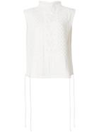 Ports 1961 Sleeveless Sweater - White