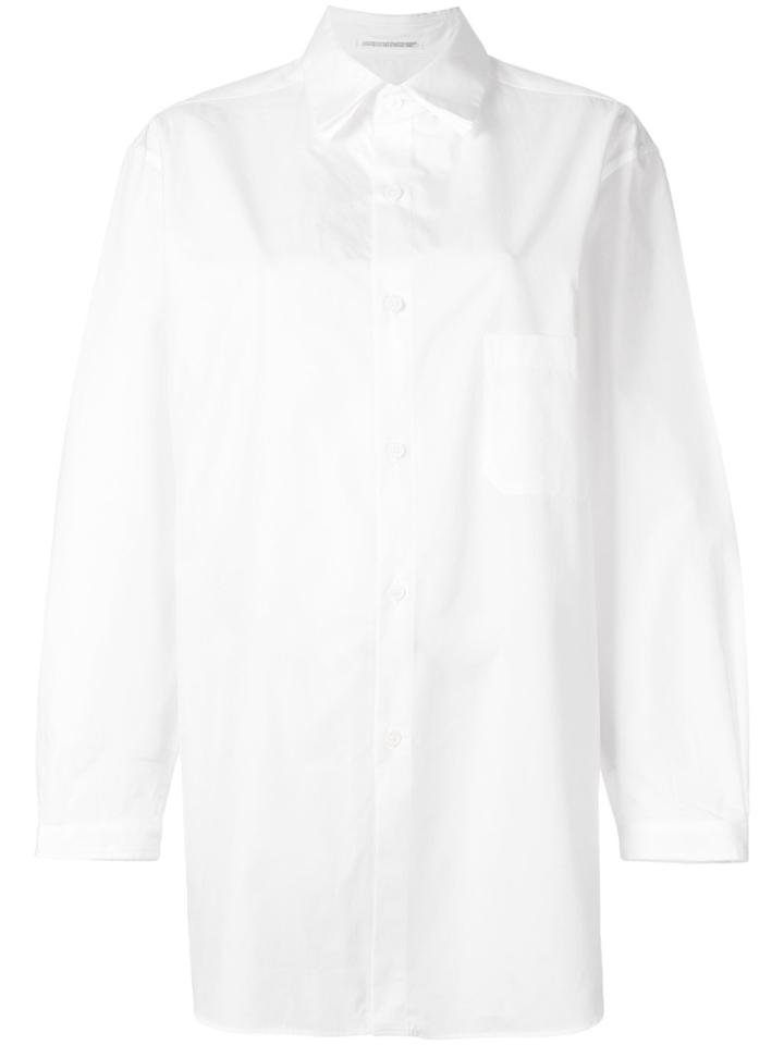 Yohji Yamamoto Classic Long-sleeve Shirt - Brown