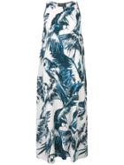 Sport Max Code Parrot Printed Dress - White