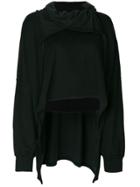 Ann Demeulemeester Plain Hoodie - Black