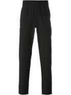 Msgm Elasticated Waistband Track Pants, Men's, Size: 50, Black, Cotton/spandex/elastane