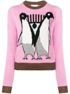 Chiara Ferragni Penguin Sweater - Pink & Purple