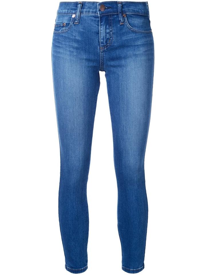 Nobody Denim Geo Skinny Ankle Jeans, Women's, Size: 26, Blue, Cotton/elastodiene/polyester/lyocell