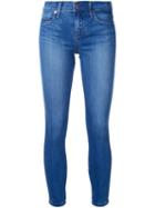 Nobody Denim Geo Skinny Ankle Jeans, Women's, Size: 26, Blue, Cotton/elastodiene/polyester/lyocell