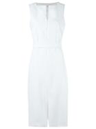 Gloria Coelho Panelled Dress, Women's, Size: 44, White, Acetate/polyester