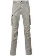 Incotex Cargo Pocket Trousers, Men's, Size: 33, Grey, Cotton/spandex/elastane
