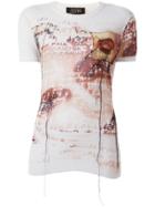 Jean Paul Gaultier Vintage Sheer Printed T-shirt - Nude & Neutrals