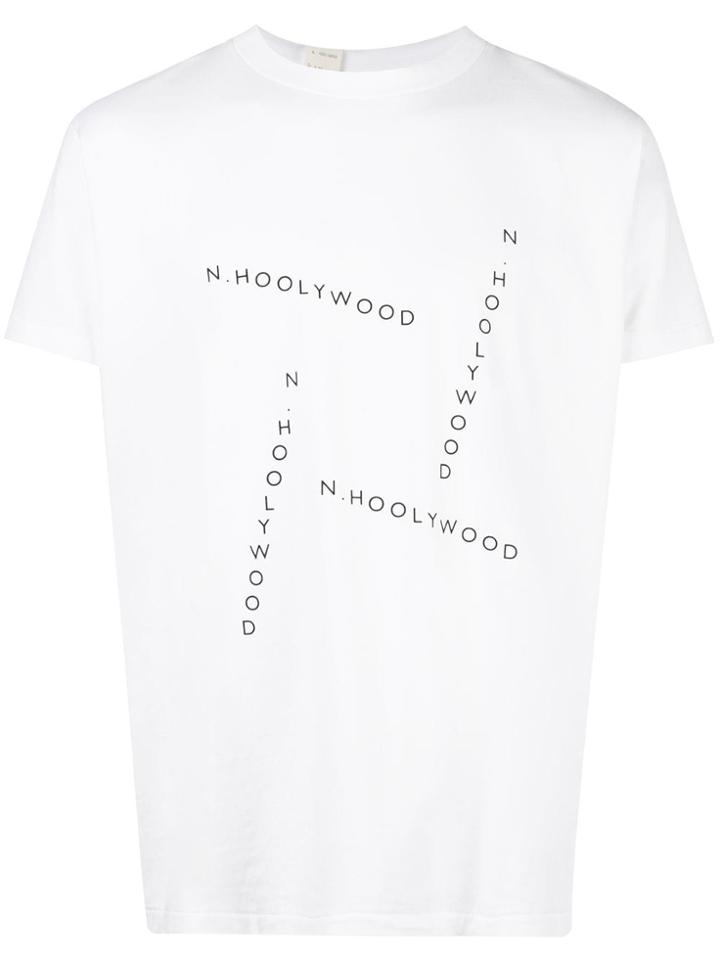 N. Hoolywood Logo T-shirt - White
