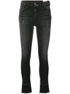 Twin-set Distressed Cropped Jeans - Black