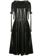 Sara Lanzi Flared Bow Dress - Black
