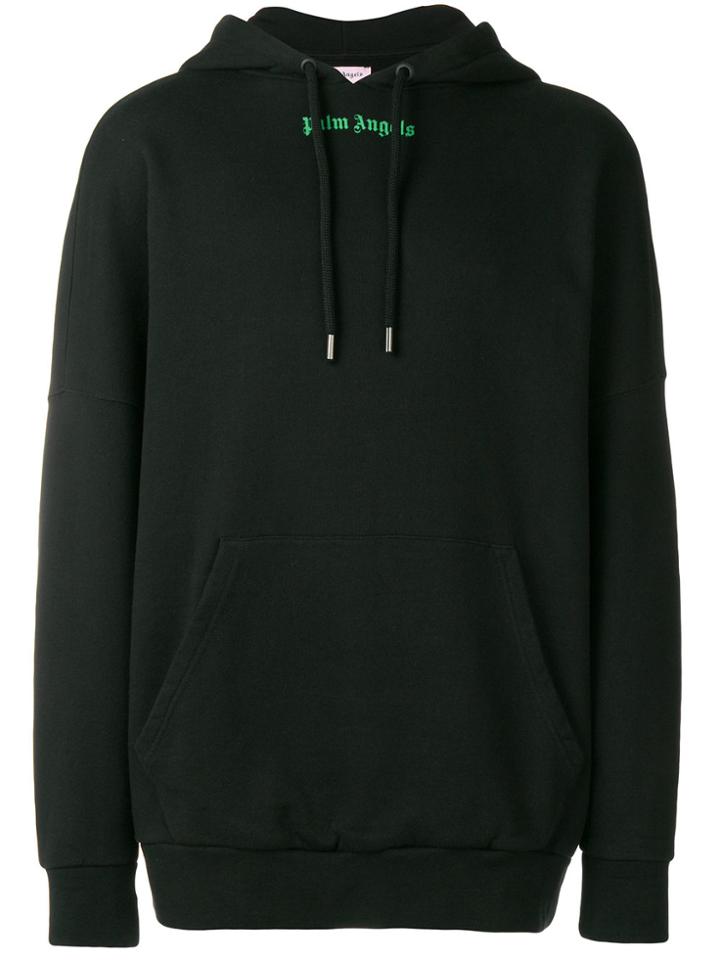 Palm Angels Hooded Sweatshirt - Black