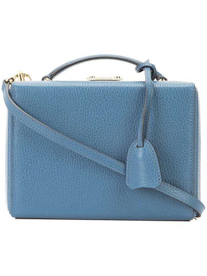 Small Grace Box Bag - Women - Leather - One Size, Blue, Leather, Mark Cross