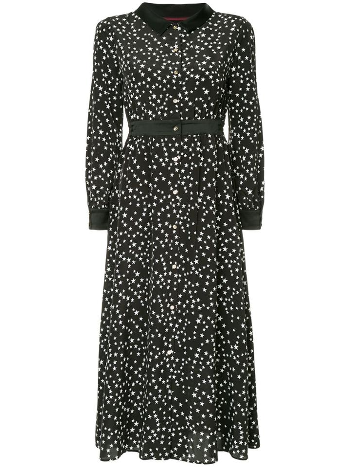Guild Prime Star Print Maxi Dress - Black