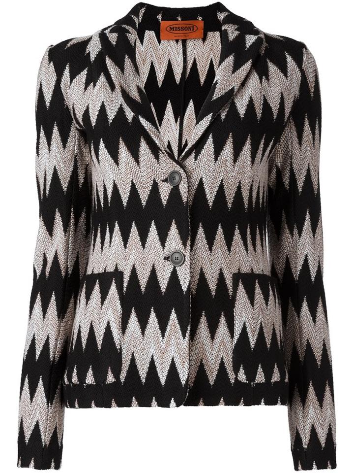 Missoni Abstract Print Fitted Jacket
