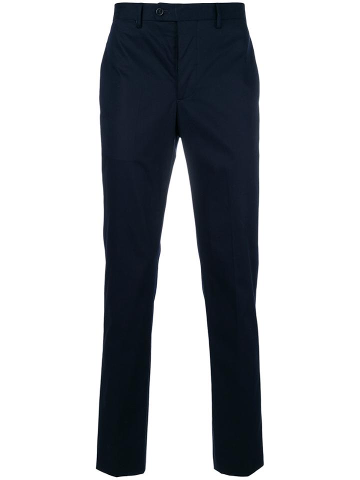 Officine Generale Twill Tailored Trousers - Blue