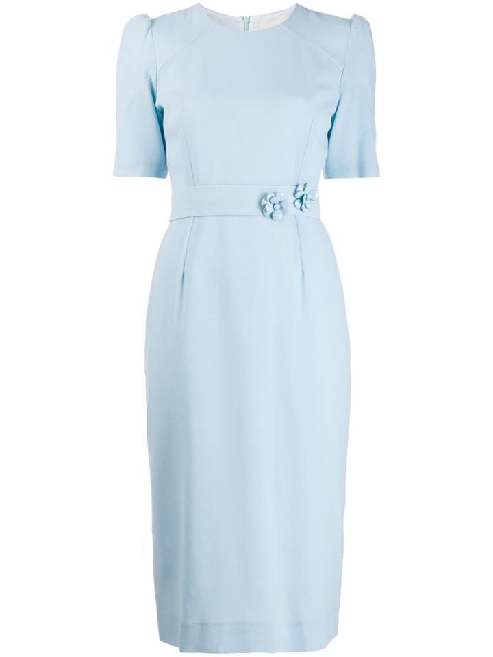 Goat Fawn Dress - Blue