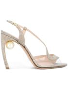 Nicholas Kirkwood 105mm Maeva Pearl S Sandals - Pink & Purple