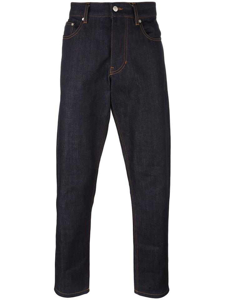 Ami Alexandre Mattiussi - Carrot Fit Jeans - Men - Cotton - 34, Blue, Cotton