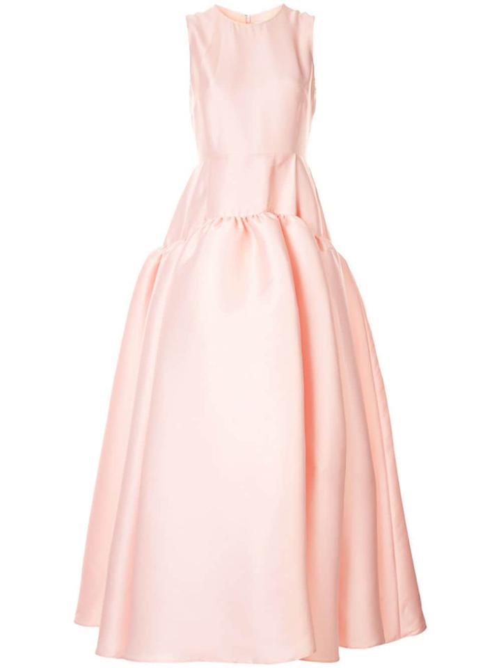 Huishan Zhang Sleeveless Full Gown - Pink
