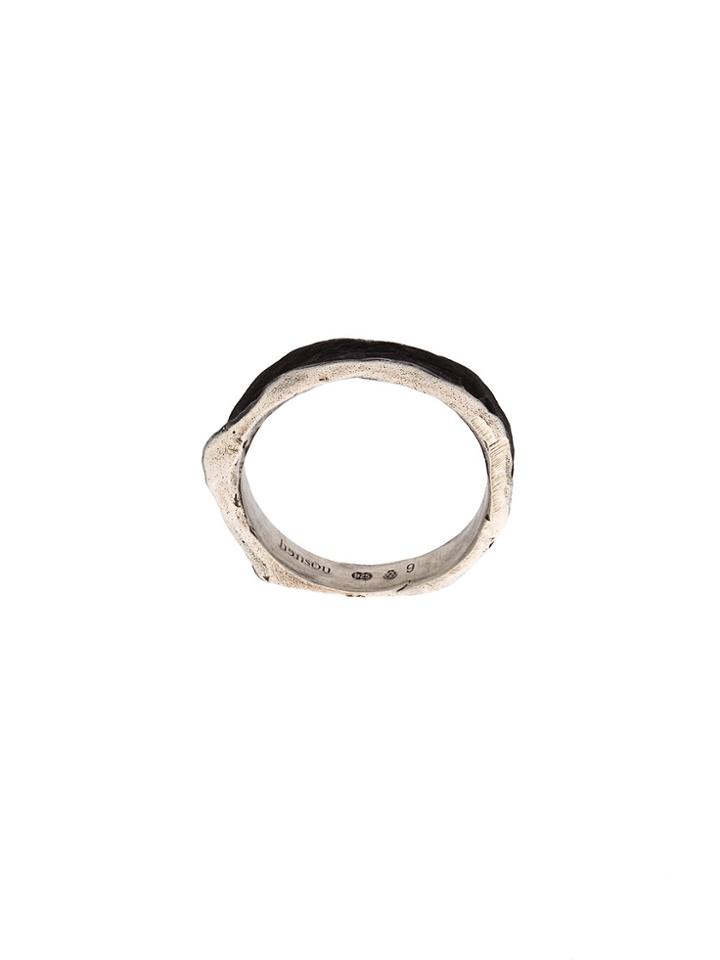 Henson Cavity Ring Set - Metallic