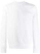 Helmut Lang Appliqué Stripe Sweatshirt - White