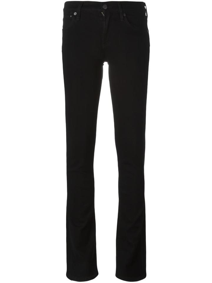 Citizens Of Humanity 'tuxedo' Skinny Fit Jeans, Women's, Size: 25, Black, Cotton/spandex/elastane/rayon/tencel
