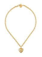 Sonia Rykiel Vintage Logo Heart Pendant Necklace, Women's