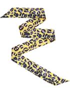 Fendi Logo Splash Print Wrappy Scarf - Yellow & Orange