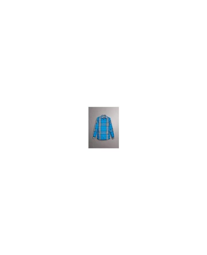 Burberry Burberry - Check Stretch Cotton Shirt - Unavailable
