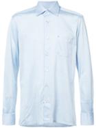 Kiton Classic Long Sleeved Shirt - Blue