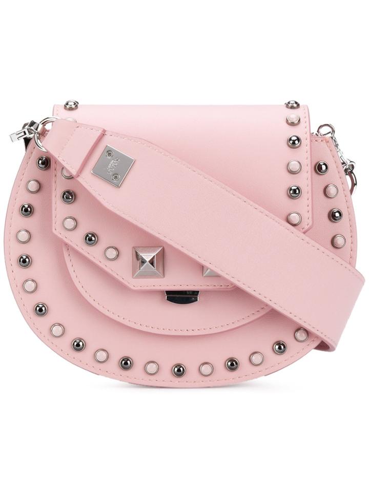 Salar Mari Ring Shoulder Bag - Pink & Purple