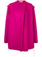 Marni Oversized Inside-out Coat - Pink
