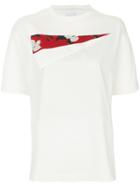 Maison Mihara Yasuhiro Printed Applique T-shirt - White