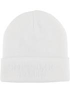 Supreme Tonal Logo Beanie Hat - White