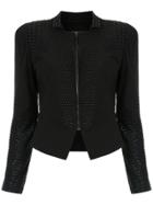 Tufi Duek Appliqué Jacket - Black