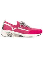 Diesel Lace-up Runner Sneakers - Pink