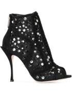 Dolce & Gabbana Bette Ankle Booties - Black