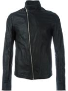 Rick Owens 'mollino's' Biker Jacket, Men's, Size: 48, Black, Calf Leather
