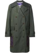 Junya Watanabe Comme Des Garçons Man Double Breasted Coat - Green