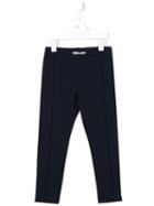 Ermanno Scervino Junior Raised Seam Leggings, Girl's, Size: 12 Yrs, Blue