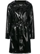 Boutique Moschino Belted Trench Coat - Black