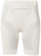 Misbhv Logo Print Cycling Shorts - Neutrals