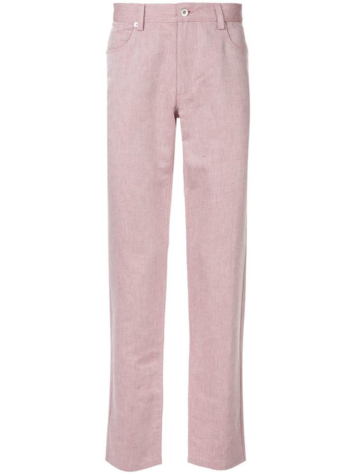 D'urban Straight-leg Trousers - Pink