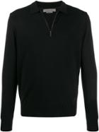 Corneliani Half-zip Wool Jumper - Black