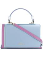 Emilio Pucci Blockcolour Flap Tote Bag - Blue